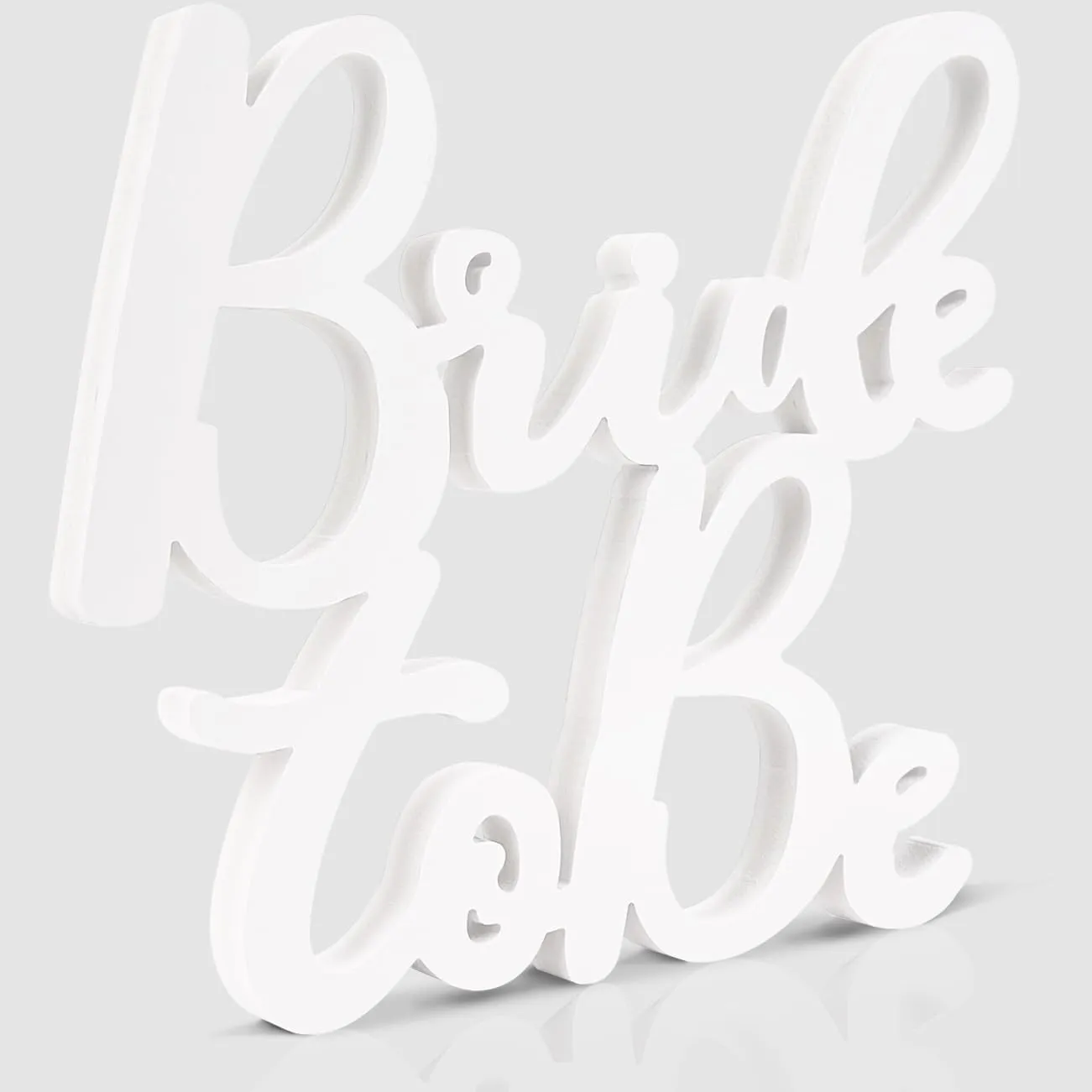 Bridal Shower Decorations Bride to Be Sign for Batcholette Party Table Centerpieces Wedding Plastic Photo Booth Props for Wedding Party Decorations Supplies