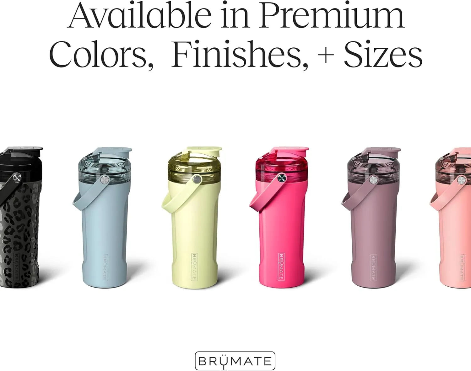 BrüMate MultiShaker Blender Shaker Bottle | 100% Leakproof Insulated Stainless Steel Pre Workout & Protein Shaker Bottle for the Gym | 26oz (Dark Aura)