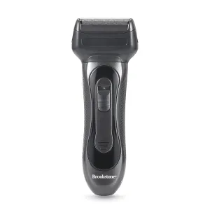 Brookstone - Electric Razor for Men, Foil Shaver, Precision Foil Blades, Comfortable Close Shave, Professional Quality (Black)