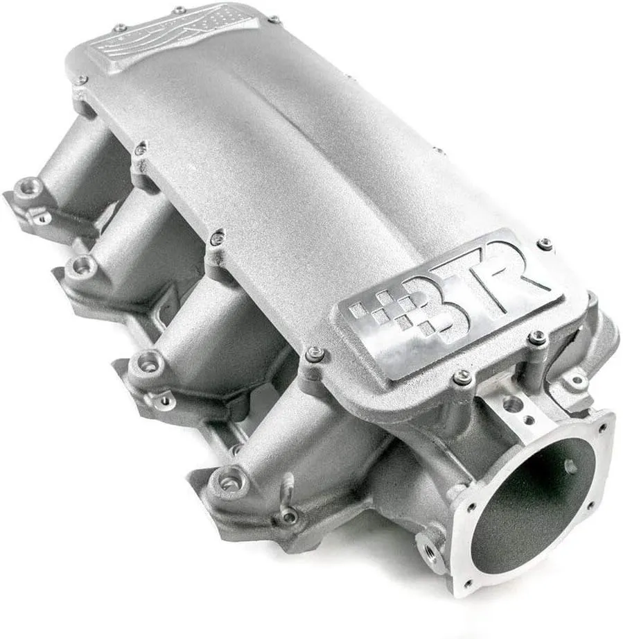 BTR Equalizer 1 Intake Manifold Cathedral Head Brian Tooley IMA-01 LS1 LS2 LS6 4.8 5.3 5.7 6.0 Includes Billet Fuel Rail Kit and Throttle Cable Bracket (Intake, Fuel Rails, Stock Cable Bracket)
