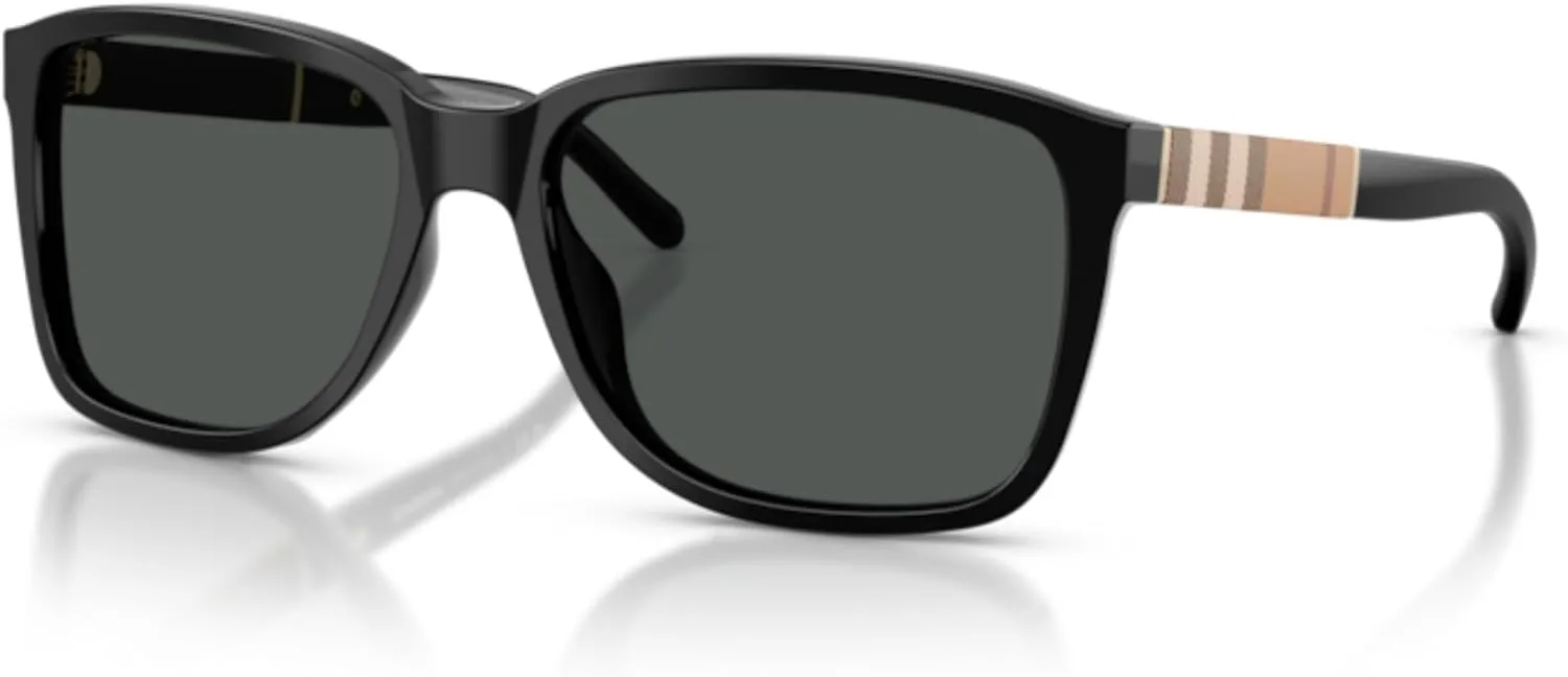 BURBERRY BE4181 Square Sunglasses For Men   BUNDLE with Designer iWear Eyewear Kit