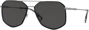 BURBERRY Ozwald BE3139 Hexagonal Sunglasses for Men   BUNDLE With Designer iWear Eyewear Kit