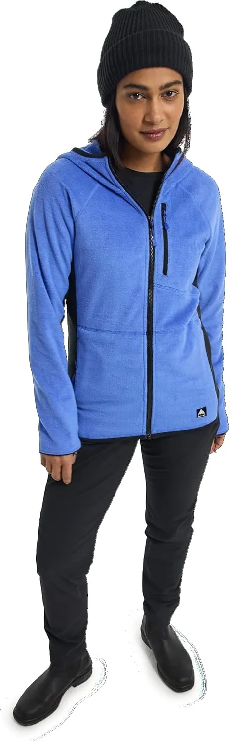 Burton Women's Stockrun Warmest Hooded Full-Zip Fleece