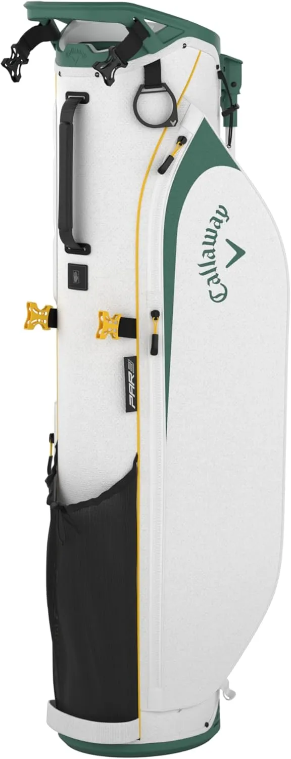 Callaway Golf PAR 3 Stand Bag (White/Green/Golden Rod)