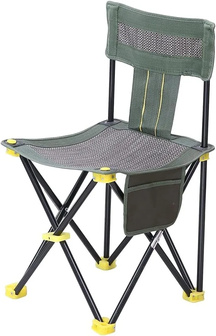 Camping Chair Outdoor Chair Foldable Chair Breathable Outdoor Mesh Chair Portable Beach Fishing Chair Folding Chair Stool With Side Pocket Portable Storage Folding Camping Chair ( Size : 38*38cm )