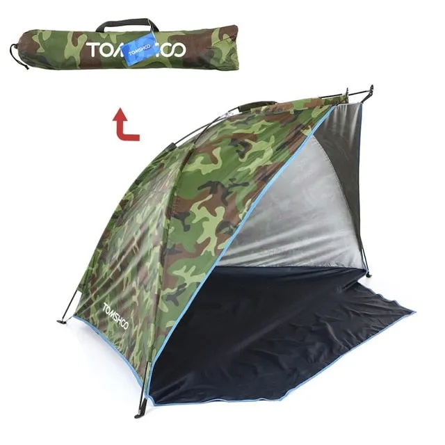 Camping Fishing Sun UV Picnic 2 Anti Outdoor Tent Persons Beach Tents for Park Single Tent Shelters Layer Super sale Awning Privacy-protected Shade TOMSHOO