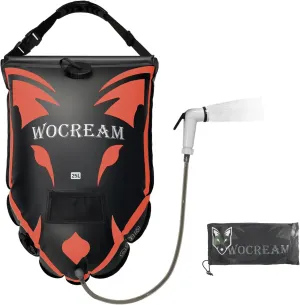 Camping Portable Solar Shower Bag, 25L, with On/Off Shower Head, for Camping, Beach Swimming, Outdoor Traveling, Camping Accessories