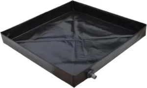 Camping Shower Mat 41x41'' Collapsible Shower Base with Wrapped Edges Rapid Drainage Waterproof Shower Pan with Heavy Duty Bottom for Outdoor Shower Camping Outdoor Shower Camping