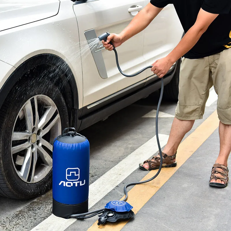 Camping Shower with Pressure Pump