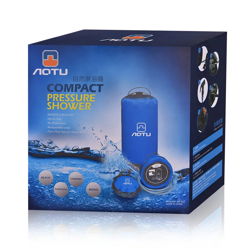 Camping Shower with Pressure Pump