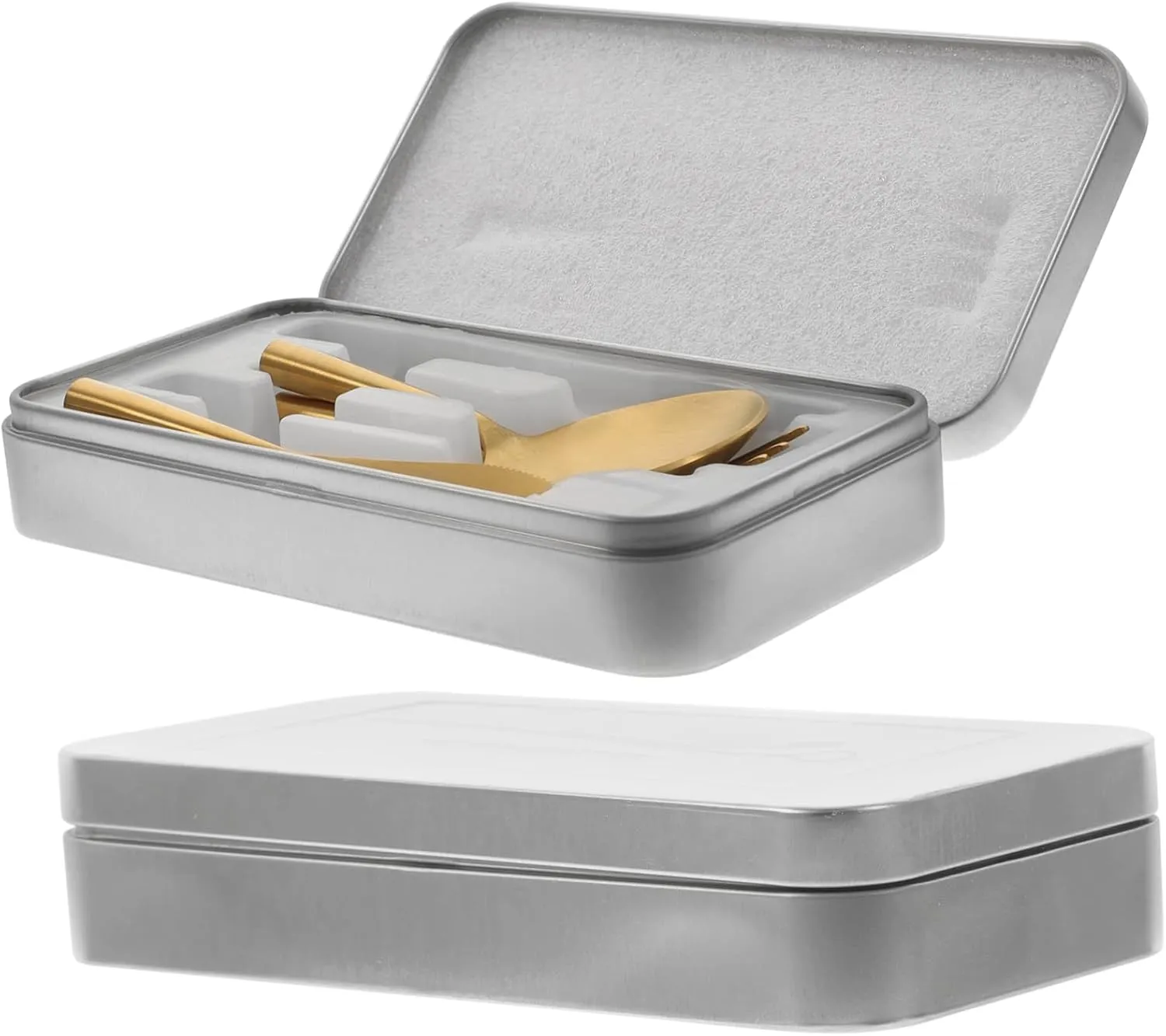 Camping Silverware Set Reusable Spoon Cutlery Fork Stainless Steel Kit