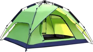 Camping Tent Automatic Tent 3-4 Person Camping Tent,Easy Instant Setup Protable Backpacking for Sun Shelter,Travelling,Hiking