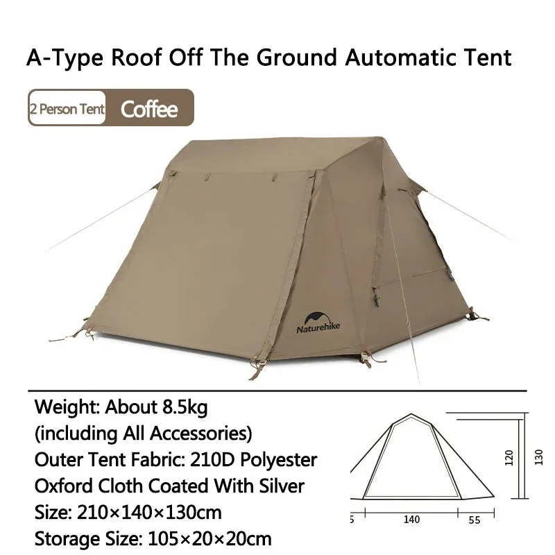 Camping Tent with Camp Bed - Roof Top Tent for Outdoor Travel