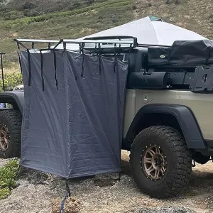 Car Camping Shower Tent, Over-Land Camping Car Side Shower Room