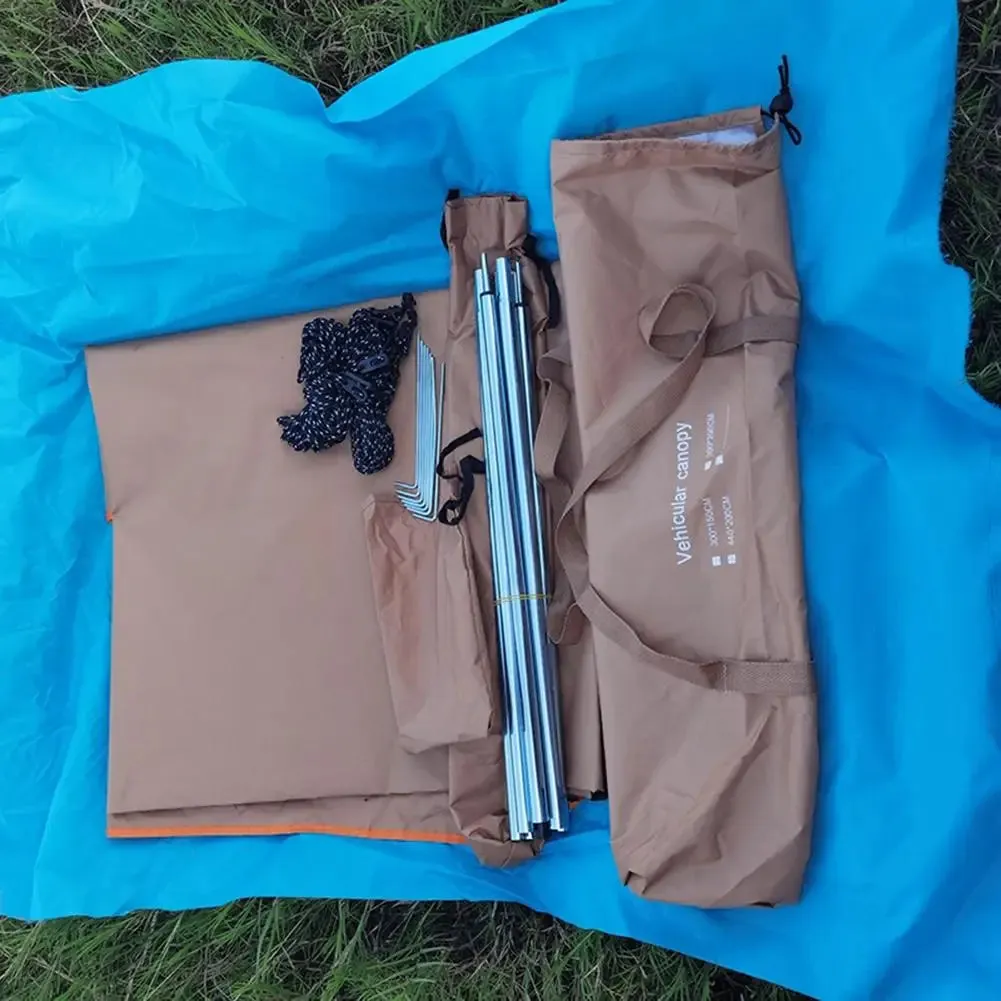 Car Side Awning - Quick-Install Waterproof Canopy for Camping
