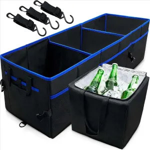 Car Trunk Organizers for Mercury Grand Marquis/Marquis/Monarch/Montclair/Montego, Waterproof Portable Car Storage Box, Slip Resistant Organization Container for car, Car Organizers