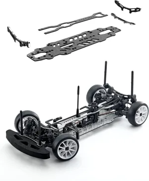 Carbon Fiber and Aluminum Upgrade Kit for 3RACING Advance S64 1:10 RC Touring car SSG Version