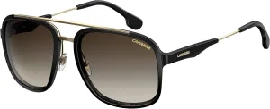 Carrera CA133/S Aviator Square Sunglasses For Men For Women   BUNDLE With Designer iWear Eyewear Kit