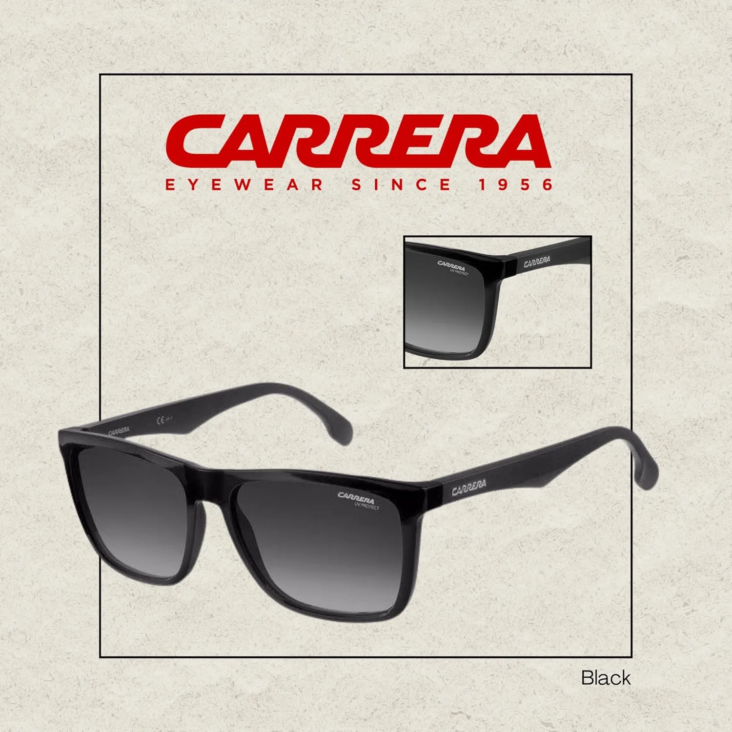 Carrera CA5041/S Sunglasses for Men   BUNDLE With Designer iWear Eyewear Kit