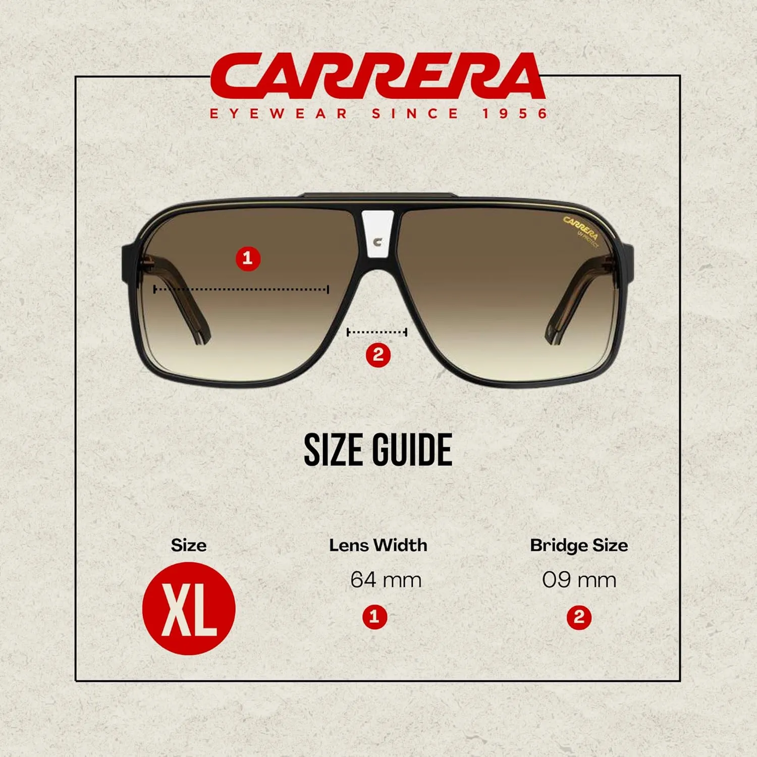Carrera Grand Prix 2/S Rectangle Sunglasses For Men For Women  BUNDLE with Designer iWear Eyewear Care Kit