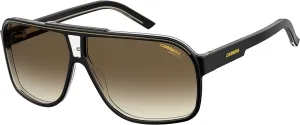 Carrera Grand Prix 2/S Rectangle Sunglasses For Men For Women  BUNDLE with Designer iWear Eyewear Care Kit