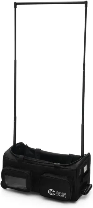 Carry On (Mini) Dance Bag with Garment Rack – Kendall Country Duffel with Rack 22 Inch Luggage for Cheer Sports Travel Skating Raven Black