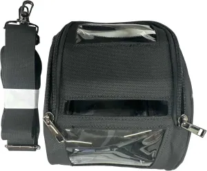 Carrying Case for Zebra ZQ520 & ZQ521 - Portable Thermal Label Printer Bag with Shoulder Strap, Easy Transport and Protection, Convenient Label Access, Black