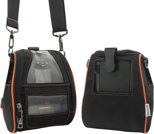 Carrying Case for Zebra ZQ630 & QLN420 - Portable Thermal Label Printer Bag with Shoulder Strap and Belt Clip, Easy Transport and Protection, Convenient Label Access
