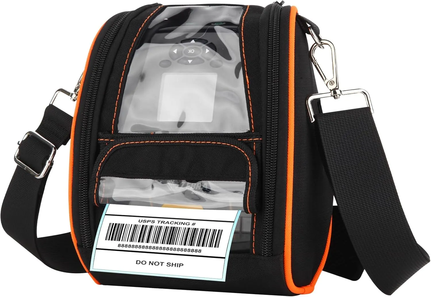 Carrying Case for Zebra ZQ630 & QLN420 - Portable Thermal Label Printer Bag with Shoulder Strap, Easy Transport and Protection, Convenient Label Access | P1050667-017, ZEB-P1050667017
