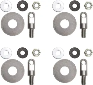 Case Club Locking Hardware Kit for Steel 50 Cal, Fat 50, 30 Cal, 20 mm, 40 mm Ammo Cans
