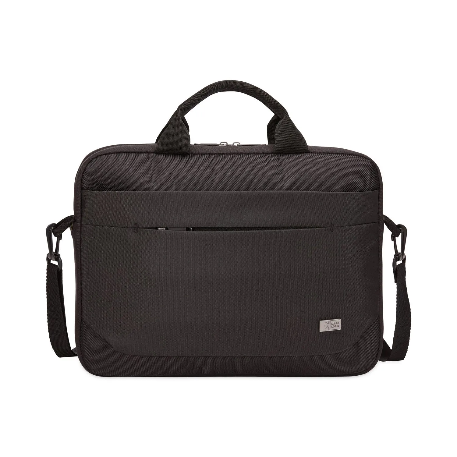 Case Logic® Advantage Laptop Attache, Fits Devices Up to 15.6", Polyester, 16.1 x 2.8 x 13.8, Black
