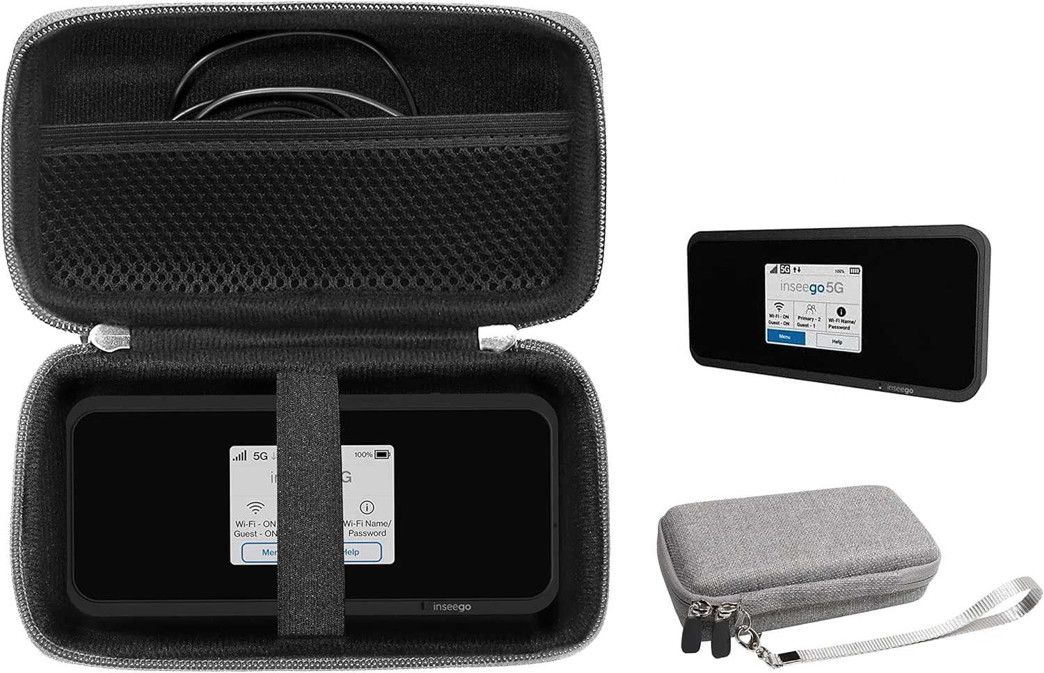 CaseSack Case for Inseego MiFi M2100, M2000 Hotspot, Verizon Wireless Jetpack 8800L 4G LTE