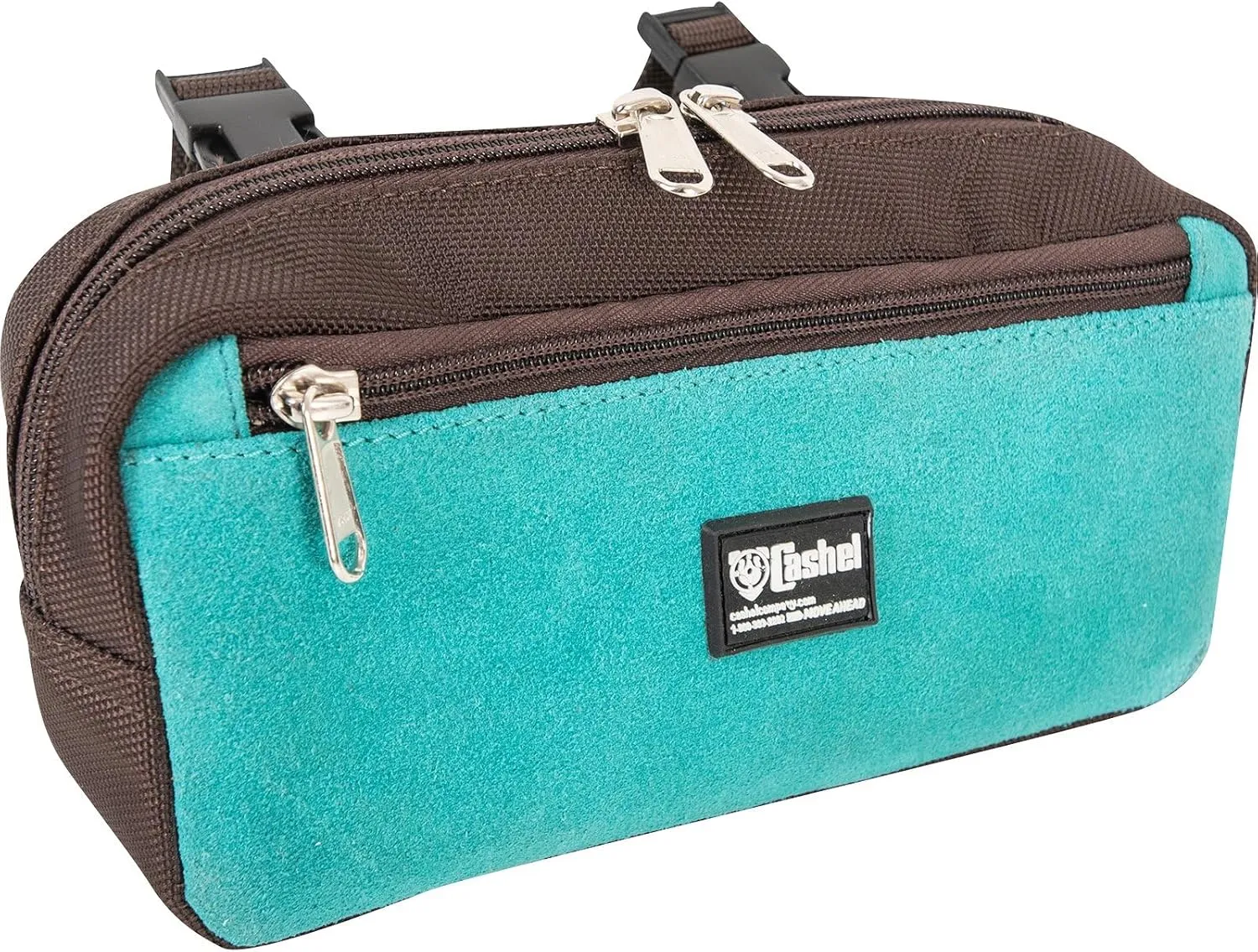 Cashel Small Pommel Bag, Suede