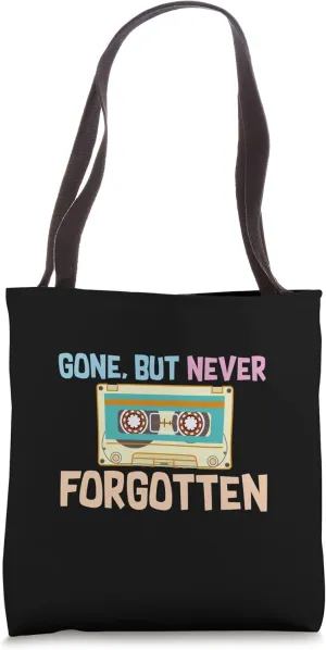 Cassette Tape Music Player Recorder Mix Audio Collecting Tote Bag