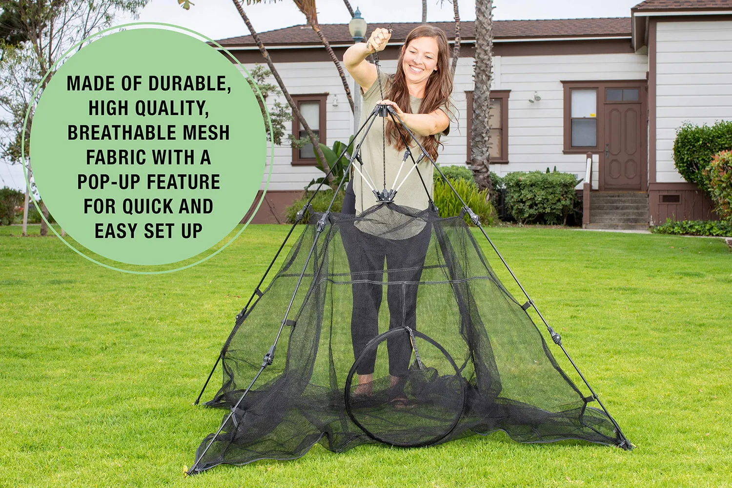 Cat Enclosures Outdoor & Indoor Portable Tent Tunnel Playhouse for Small Animals
