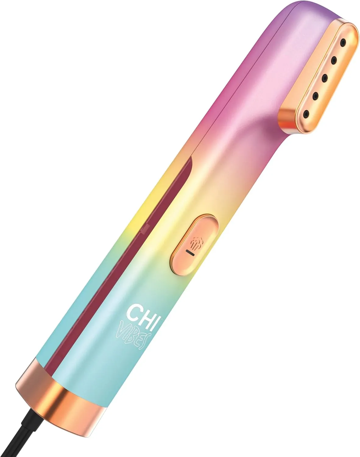 CHI VIBES Handheld Garment Steamer for Clothes, Fabric and Drapes, 5 Minutes of Continuous Steam, Portable Wrinkle-Remover for Home and Travel, Vacation Essentials, 80ml Water Tank, Pink (11615)