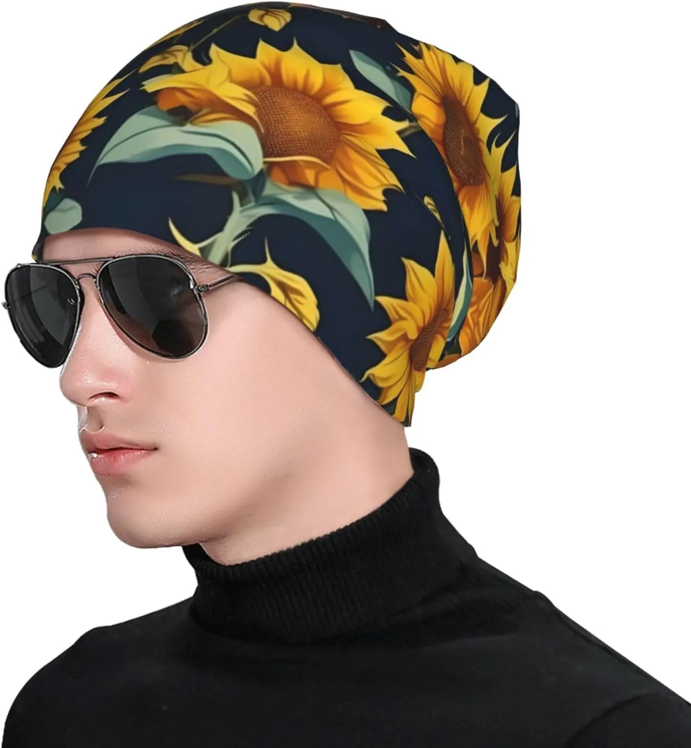 Christmas Village Adult Men's Knit Hat Beanie Winter Hatfor Men and WomenToboggan Cap for Cold Weather,Skate Cap