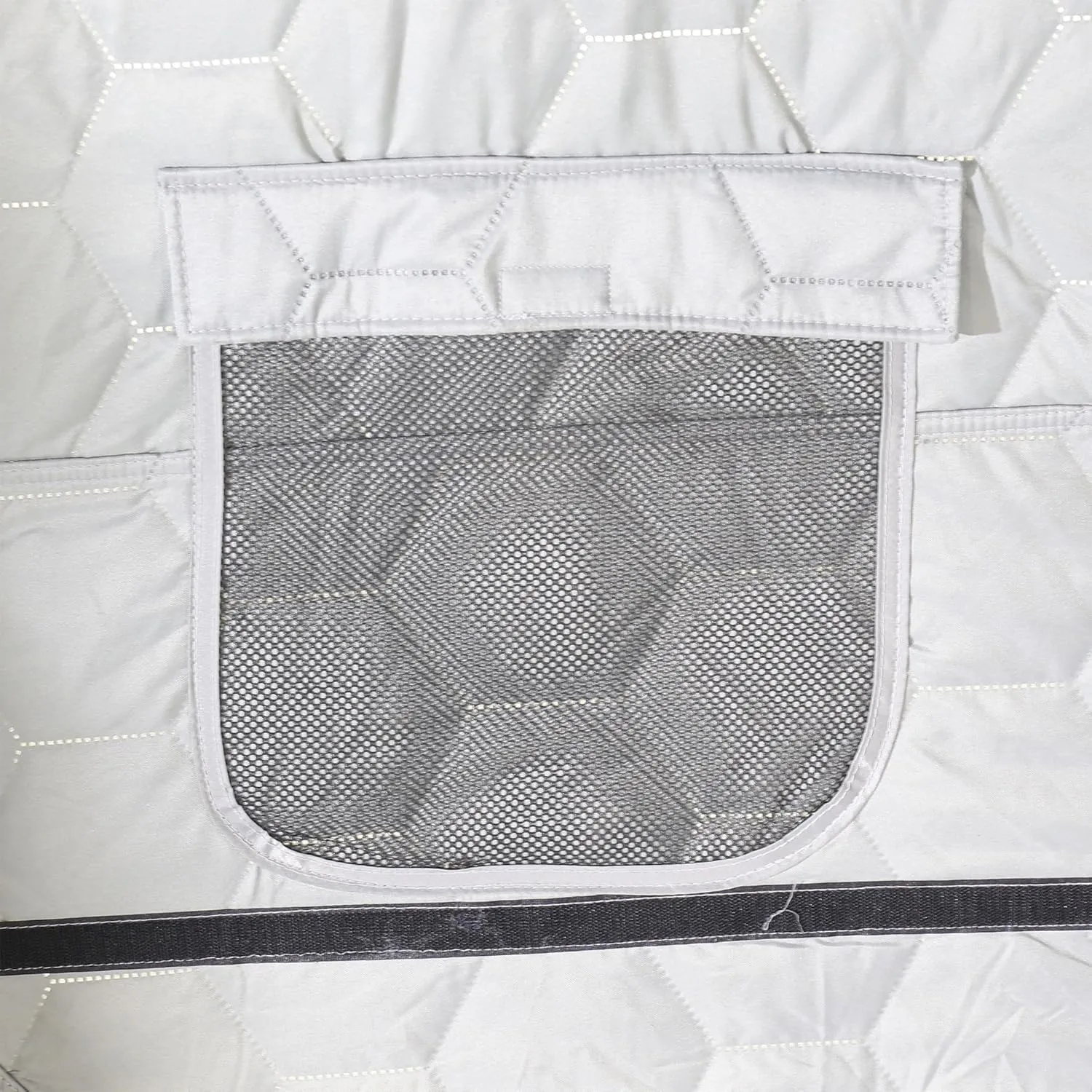 CLAM Portable Fishing Angler Thermal Hub Shelter Tent with Anchor Straps, Carrying Bag