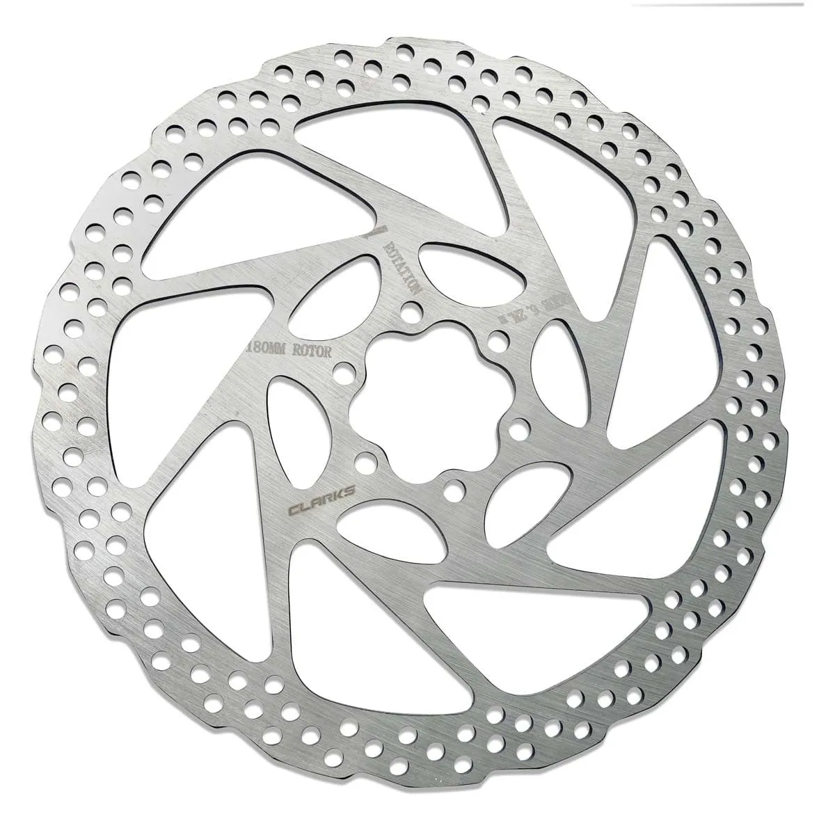 Clarks TL-027 Stainless Steel 6 Bolt Rotor 203mm