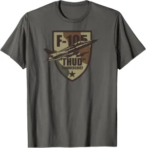Classic US Military Aircraft & F105 Thud Gifts F-105 Thunderchief T-Shirt