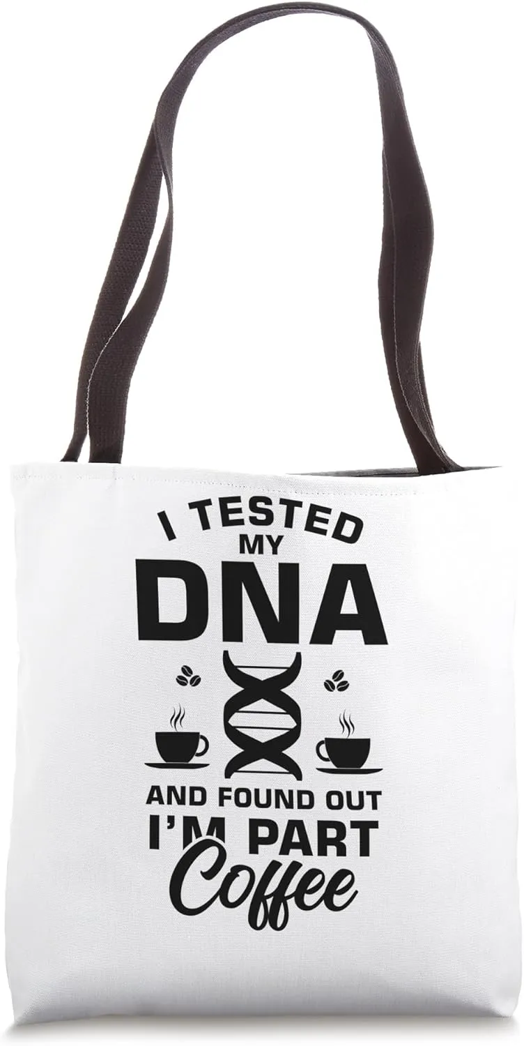 Coffee Dna Test Genetic Testing Crispr Microbiology Tote Bag