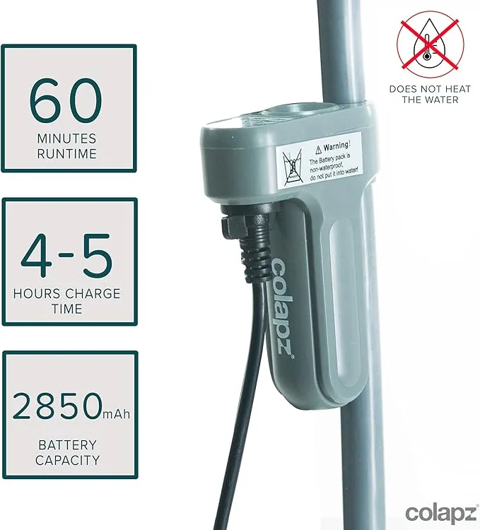 Colapz 12V Camping Shower - High-Pressure Portable Shower Douche - USB Rechargable Outdoor Shower - Camping Essentials