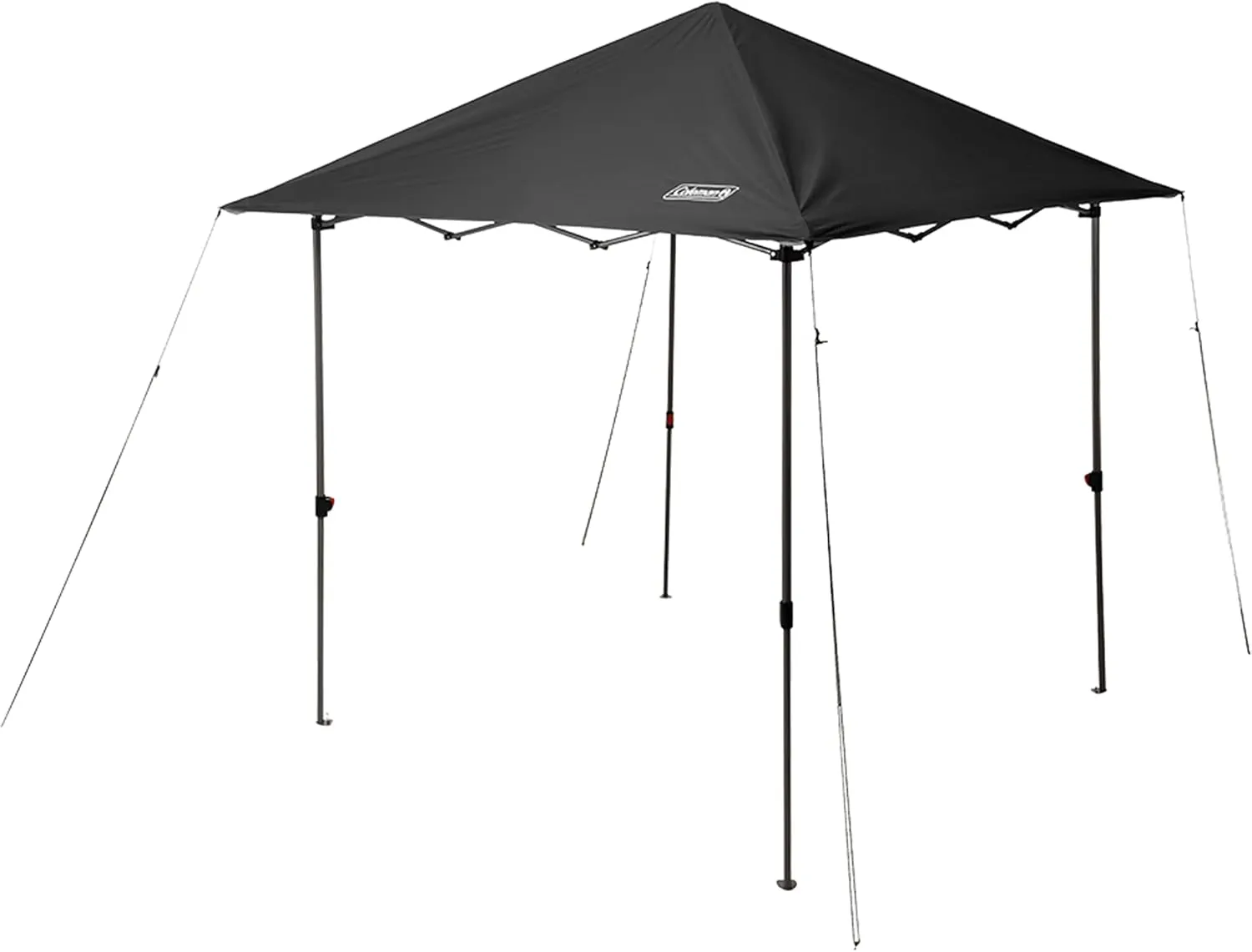 Coleman Oasis Lite Pop-Up Canopy Tent with Side Wall Attachment, 10x10ft Portable Shelter with Easy Setup & Takedown, Wheeled Carry Bag Included