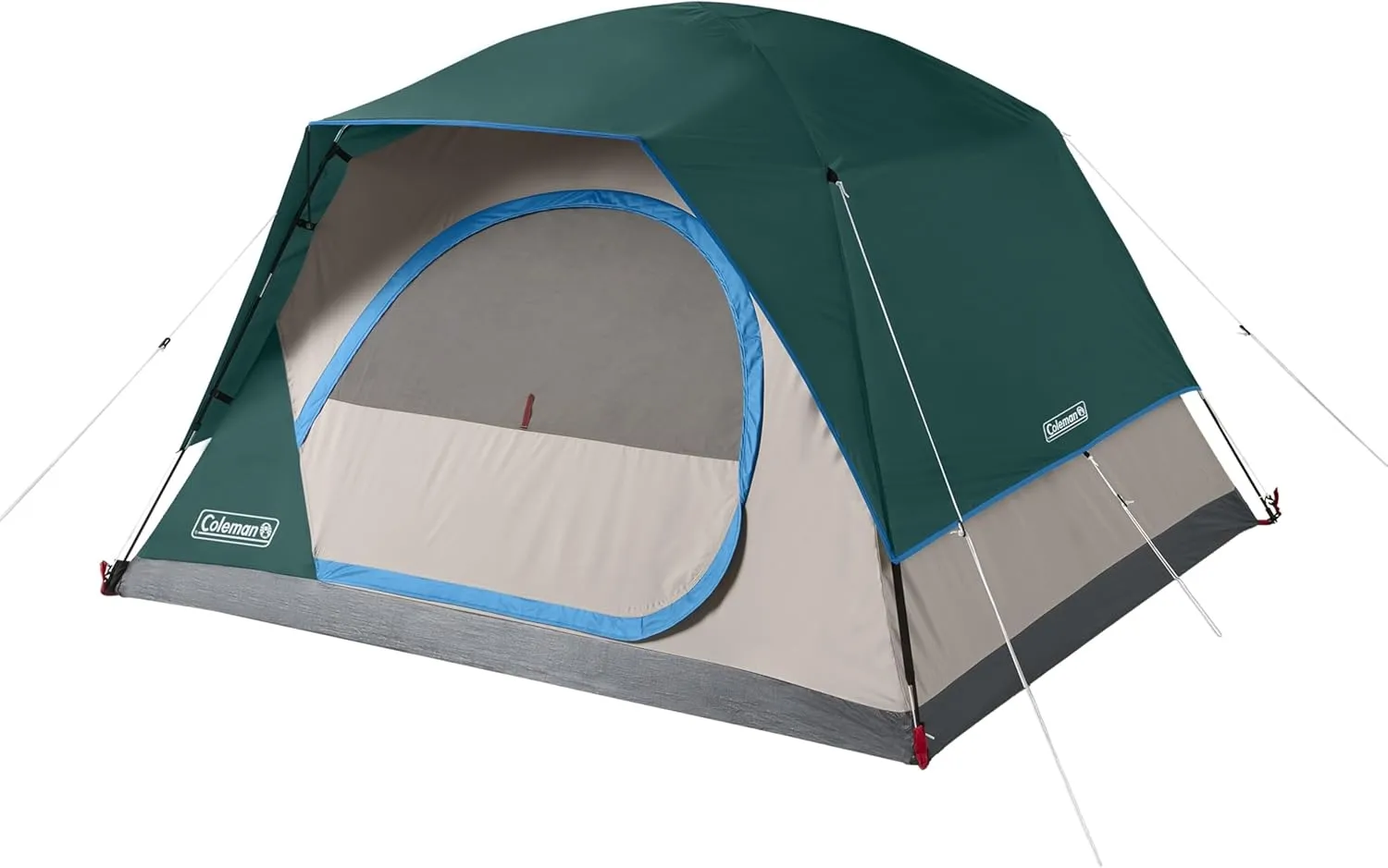 Coleman Skydome Tent with 5 Minute Setup, 6-Person Weatherproof Tent with Rainfly & Carry Bag, 20% More Headroom Than Traditional Canopies
