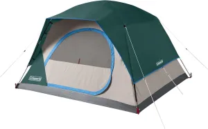 Coleman Skydome Tent with 5 Minute Setup, 6-Person Weatherproof Tent with Rainfly & Carry Bag, 20% More Headroom Than Traditional Canopies