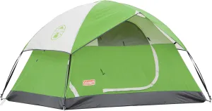 Coleman Sundome 4-Person Tent with Rainfly, Weatherproof Tent Sets Up in 10 Mins
