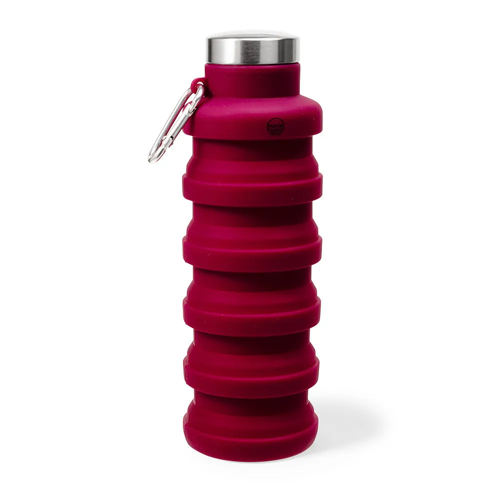 Collapsible Bottle- Burgundy