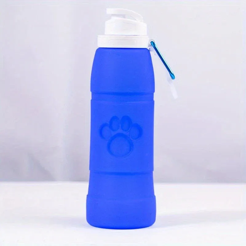 Collapsible Silicone Water Bottle Leakproof Travel