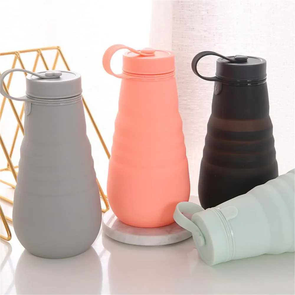 collapsible water bottle silicone