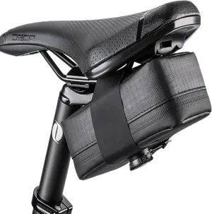 Compact Bike Seat Saddle Bag - Thickened Support Bike Saddle Bag Black Waterproof Bike Bags For Bicycles Layered Storage Bike Seat Bag Strap Installation Saddle Bag Bicycle